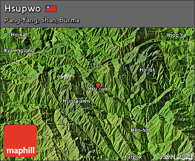 Satellite 3D Map of Hsupwo