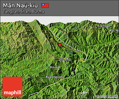 Satellite 3D Map of Mān Naü-kiu