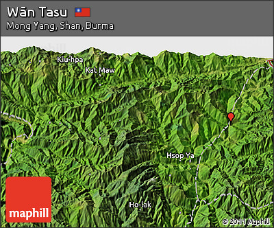 Satellite 3D Map of Wān Tasu