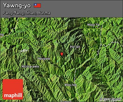 Satellite 3D Map of Yawng-yo