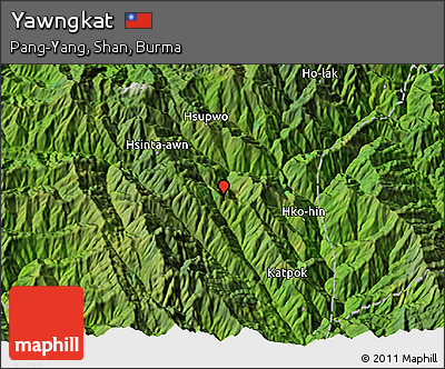 Satellite 3D Map of Yawngkat
