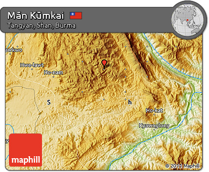 Physical Map of Mān Kūmkai