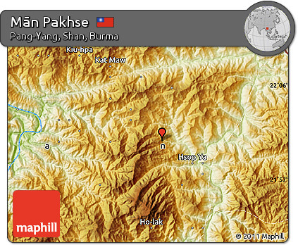 Physical Map of Mān Pakhse
