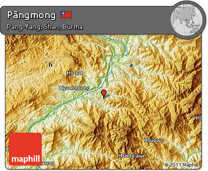 Physical Map of Pāngmong