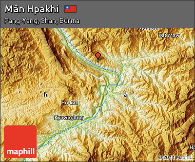 Physical Map of Mān Hpakhi