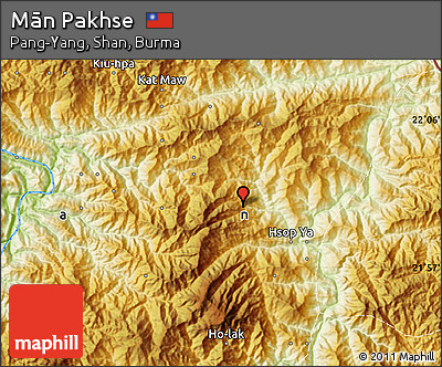 Physical Map of Mān Pakhse