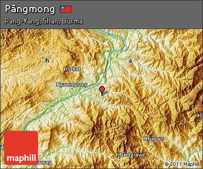 Physical Map of Pāngmong