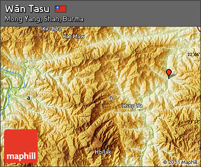 Physical Map of Wān Tasu