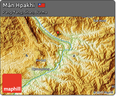 Physical Map of Mān Hpakhi