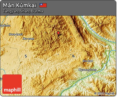 Physical Map of Mān Kūmkai