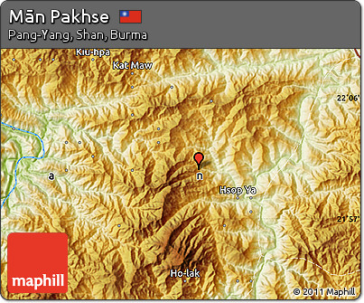 Physical Map of Mān Pakhse