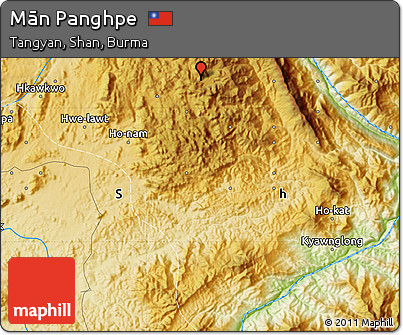 Physical Map of Mān Panghpe