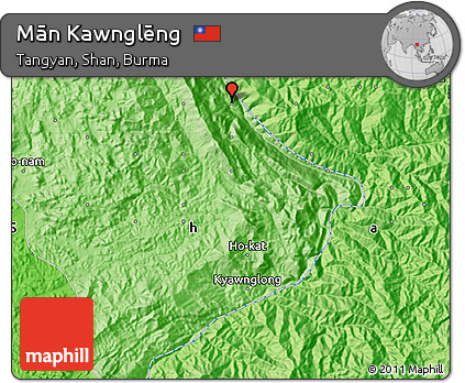 Political Map of Mān Kawnglēng