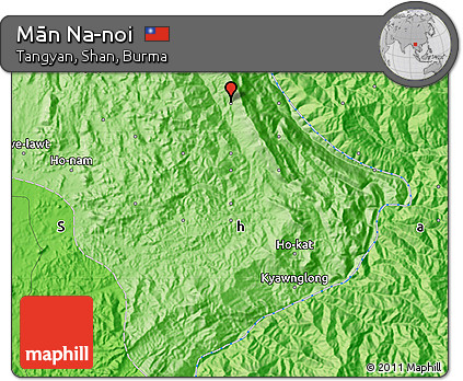 Political Map of Mān Na-noi