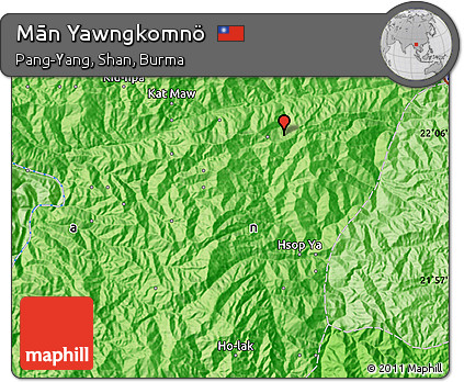 Political Map of Mān Yawngkomnö