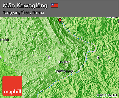 Political Map of Mān Kawnglēng
