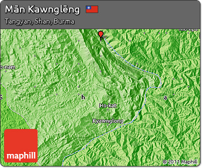 Political Map of Mān Kawnglēng