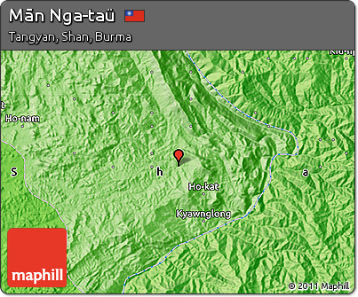 Political Map of Mān Nga-taü