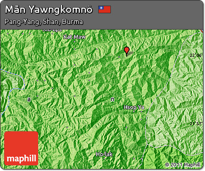 Political Map of Mān Yawngkomnö
