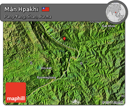 Satellite Map of Mān Hpakhi