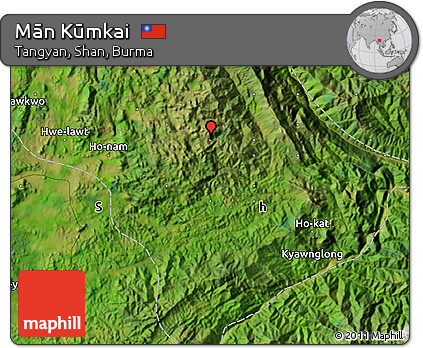 Satellite Map of Mān Kūmkai