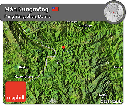 Satellite Map of Mān Kungmōng