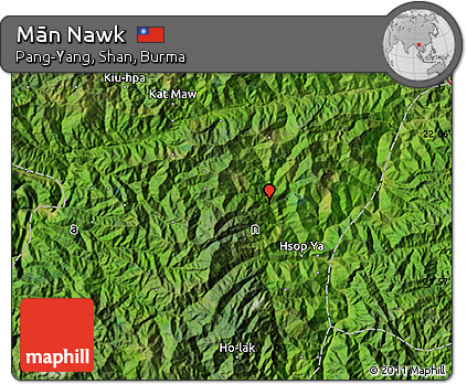 Satellite Map of Mān Nawk