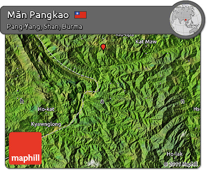 Satellite Map of Mān Pangkao