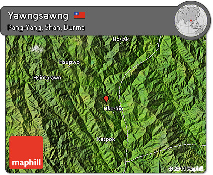 Satellite Map of Yawngsawng