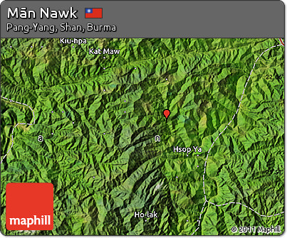Satellite Map of Mān Nawk
