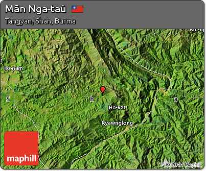 Satellite Map of Mān Nga-taü