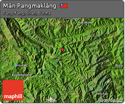Satellite Map of Mān Pangmaklāng