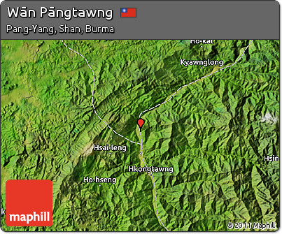 Satellite Map of Wān Pāngtawng