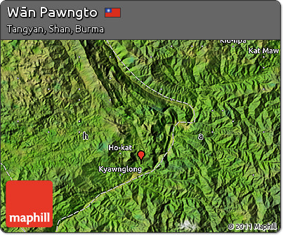 Satellite Map of Wān Pawngto