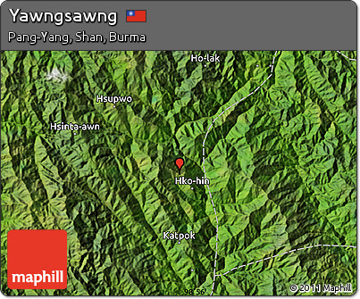 Satellite Map of Yawngsawng