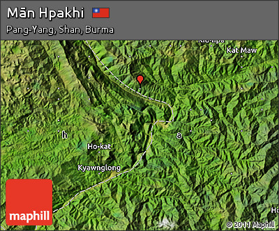 Satellite Map of Mān Hpakhi