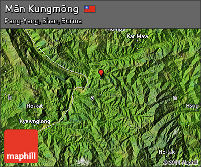 Satellite Map of Mān Kungmōng