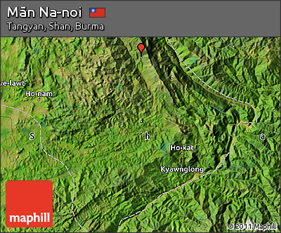 Satellite Map of Mān Na-noi