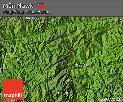 Satellite Map of Mān Nawk