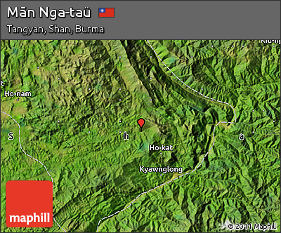 Satellite Map of Mān Nga-taü