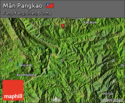Satellite Map of Mān Pangkao