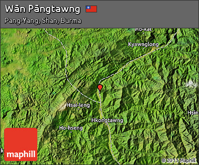Satellite Map of Wān Pāngtawng