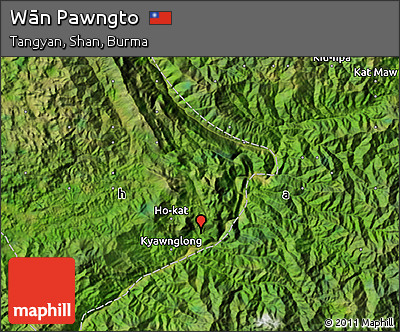 Satellite Map of Wān Pawngto