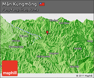 Political Panoramic Map of Mān Kungmōng
