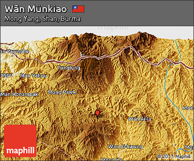 Physical 3D Map of Wān Münkiao