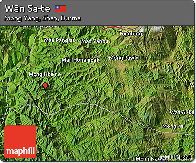 Satellite 3D Map of Wān Sa-te