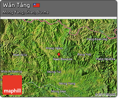 Satellite 3D Map of Wān Tāng
