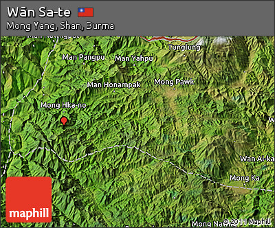 Satellite 3D Map of Wān Sa-te