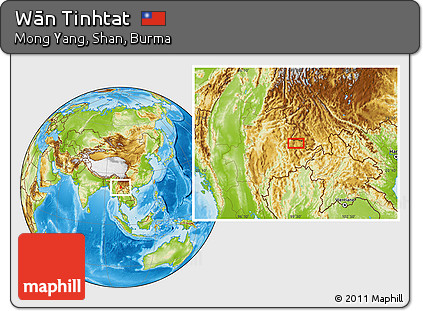 Physical Location Map of Wān Tinhtat