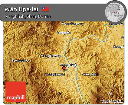 Physical Map of Wān Hpa-lai